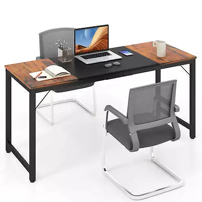 63  X 24  Conference Table Meeting Table W/ Metal Frame & Adjustable Foot Pads • $109.99