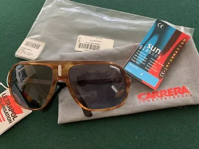 Carrera Optyl CA4830 Brown Havana Brand New Vintage Aviator Style Sunglasses • $39