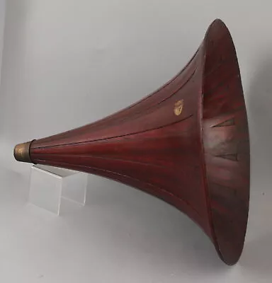 Antique Victor Talking Machine Phonograph Gramophone Mahogany Spear Tip Horn • $435