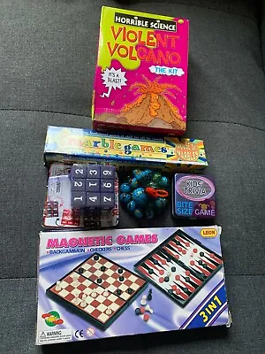 £12 • Buy 5x KIDS GAMES Volcano Kit Marble Game Sudoku Cube Magnetic Games Kids Trivia