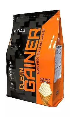 Rivalus Clean Gainer – Smooth Vanilla  10lb   -  Delicious Lean Mass Gainer W... • $67.99
