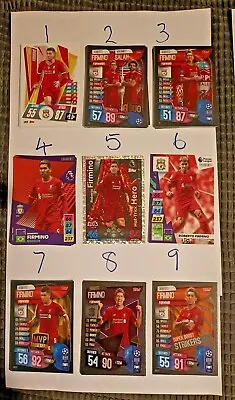 Select 1 A  Panini Or Topps / Match Attax  Liverpool's Roberto Firmino Cards • £0.99