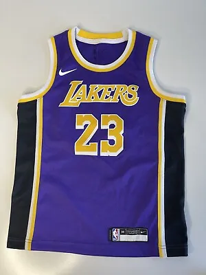 Nike Dri-Fit NBA Jersey L.A. Lakers #23 LeBron James Youth Kids Size M • $45