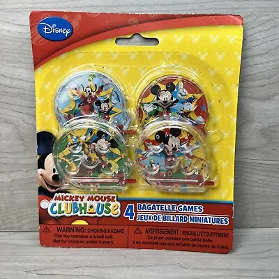 Vintage Mickey Mouse Clubhouse 4 Bagatelle Maze Games Party Favors New Sealed • $8.99