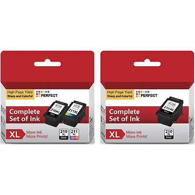 PG-210XL CL-211XL Ink Cartridge Compatible For Canon PIXMA iP2700 2702 MP240 250 • $25.59