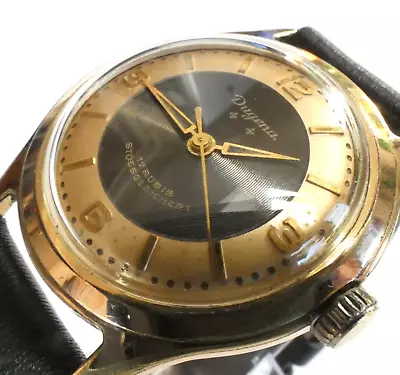 DUGENA Vintage GERMAN Watch From The 1950s | Stossgesichert 17 Rubis • $62