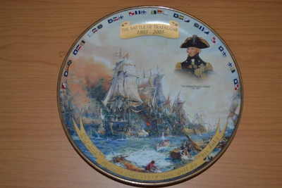 £10 • Buy Battle Of Trafalgar - Commemorative Porcelain Plate 1805 - 2005