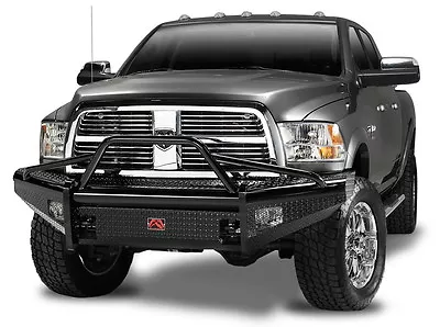 Fab Fours DR06-S1162-1 Black Steel Front Bumper - Fits 06-09 Dodge Ram HD • $1573.31