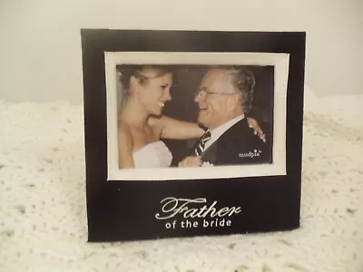 Father Of The Bride Wedding Photo Picture Frame Black & White Holds 4  X 6  • £18.33