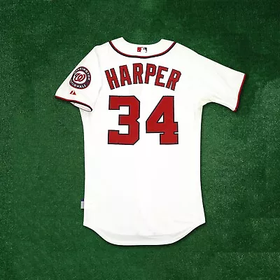 Bryce Harper Washington Nationals Authentic On-Field Cool Base Home Jersey • $199.99