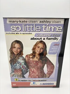 Mary-Kate  Ashley Olsen - So Little Time Vol. 3: About A Family (DVD 2003) • $47.74