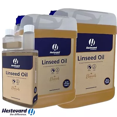 Hestevard Linseed Oil 100% Pure Cold Pressed Maintenance Of Coat Skin Metabolism • £30