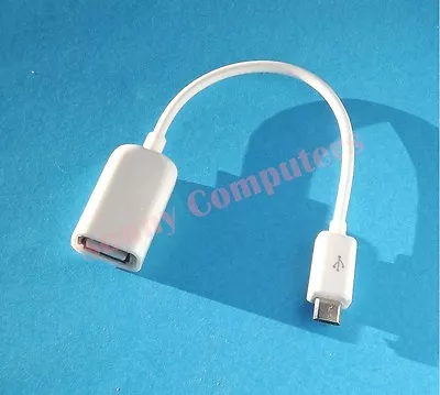 New Micro-B USB OTG Cable Host Adapter For Samsung Galaxy Tab 3 10.1  GT-P5210 • $9.11