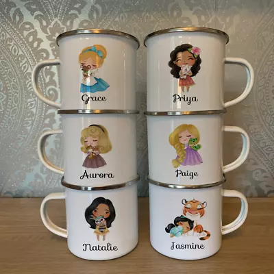 £10.95 • Buy Personalised Enamel Mug | Princess