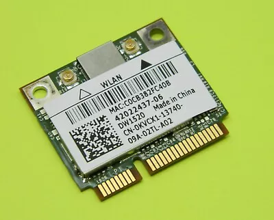 BCM943224HMS Dual Band WiFi Card 0KVCX1 Half MINI PCI-E DELL  • $9.99