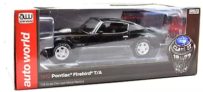 Auto World  Class Of 1972  1972 Pontiac Firebird T/A 1:18 Scale Car AMM1293/06 • $69.99