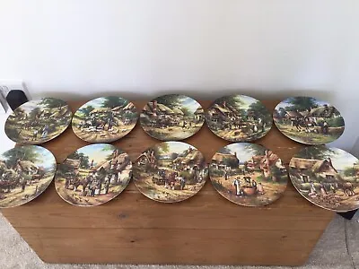 Wedgewood 'Life On The Farm' Decorative Wall Plates-Limited Edition SET OF 10 • £89