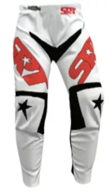 Srt Pro-fit Mx Pants - White/red • $39.99