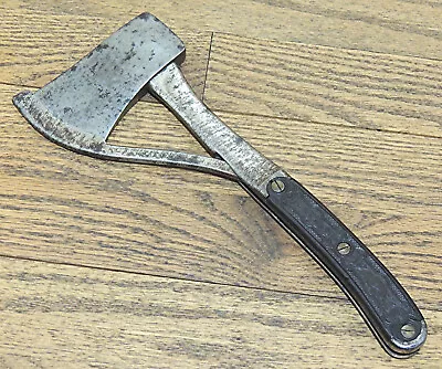 1898 MARBLE'S GLADSTONE MI SECOND MODEL No. 2 SAFETY AXE W/GUARD-HOUND & HARE • $289