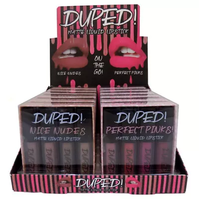 W7 Duped Matte Liquid Lipstick Gift Set Lip Makeup UK • £7.95