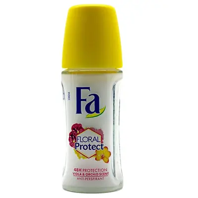 Fa Floral Protect Orchid & Viola Antiperspirant Roll-on Deodorant - 50 Ml • $1.99