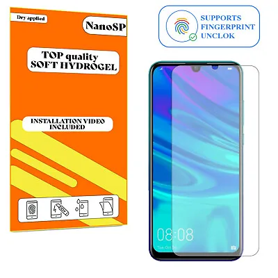 Screen Protector For Huawei Y7 Prime 2019 Hydrogel Cover - Clear TPU FILM • £3.98