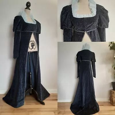 Handmade XS Medieval Princess Cosplay Larp Wizard Damsel Queen Louis XIV Dress • $50.21