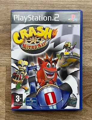 Crash Nitro Kart (Rare PS2 Game) PlayStation 2 No Manual • £6.99