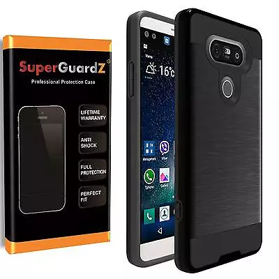$14.84 • Buy Heavy-Duty Shockproof Case Guard + Tempered Glass Screen Protector For LG V20