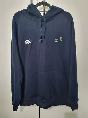 Canterbury Of New Zealand South Rugby Navy Blue Hoodie Jumper Size L • £15