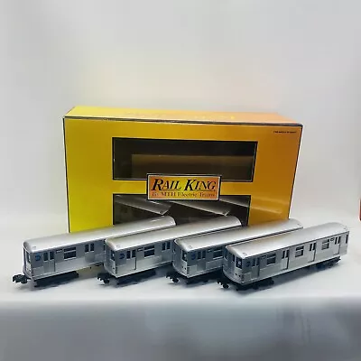 Rail King MTH 4 Car Subway Set O Gauge MTA • $475