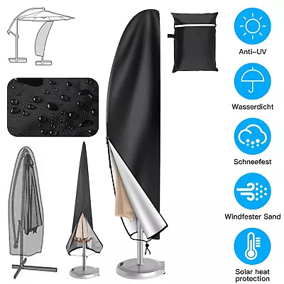 Parasol Banana Umbrella Cover Cantilever Outdoor Patio Garden Shield Heavy Duty • £10.99