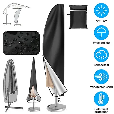 £9.39 • Buy Waterproof Banana Umbrella Parasol Cover Cantilever Garden Shield Rain Protector