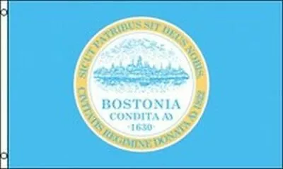 City Of Boston Flag 3x5 Ft Massachusetts Seal Emblem Banner Civic Mass MA State • $7.94