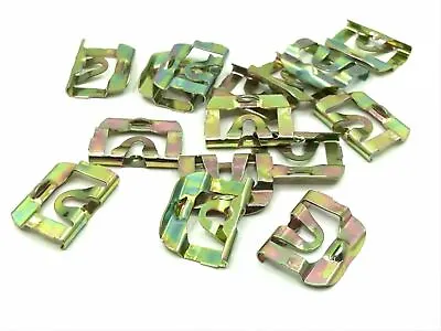 Front Windshield Rear Window Reveal Moulding Trim Clips 15pcs Fits 71-77 GM Zinc • $8