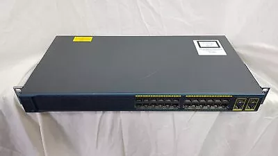 Cisco WS-C2960-24TC-S V06 24 Port Ethernet Switch With Rackmount Ears ONLY • £17.99