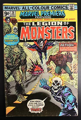 Marvel Premiere #28 Marvel 1976 1st Legion Of Monsters - Key Issue VG • $41.03