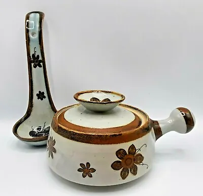 Lot Of Ken Edwards Pottery VERACRUZ Casserole W/Lid Ladle Hand Painted Mexico • $60