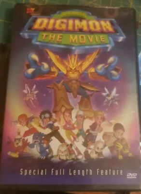 Digimon: The Movie DVD 2000 Has Insert Vintage Fox Kids Cartoon Rare OOP • $26