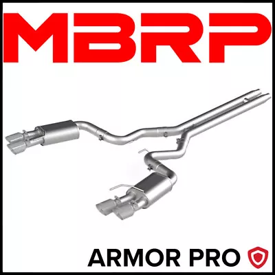 MBRP Armor Pro 3  Cat-Back Exhaust System Fits 2018-2024 Ford Mustang GT 5.0L V8 • $1044.99