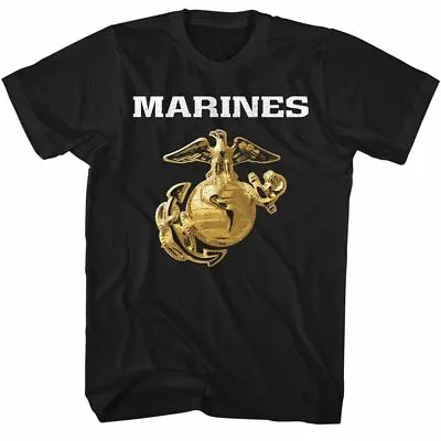 U.S. Marine Corps Enlisted Emblem Black Adult T-Shirt • $23.45