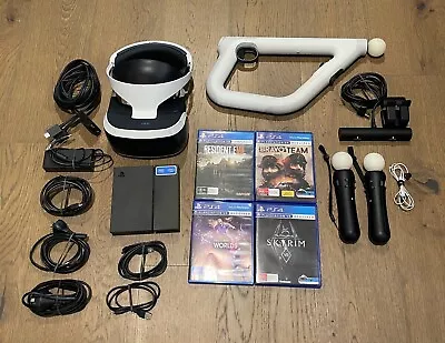 $400 • Buy PSVR PlayStation PS4 VR Bundle PSVR 4 GAMES