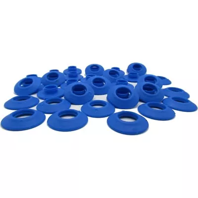 20 Blue Plastic Snap Eyelets 12mm Washer Sealed For Tarpaulin & Groundsheets • £5.60