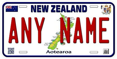 New Zealand Custom Personalized Novelty Car Tag License Plate • $18.85