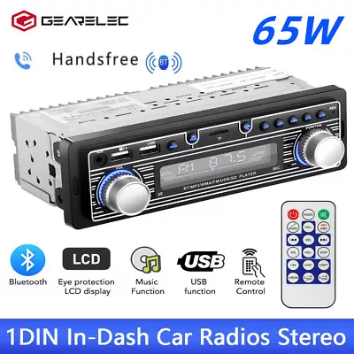 $19.75 • Buy Bluetooth Vintage Car Stereo FM Radio MP3 Player USB AUX Classic Audio Receiver