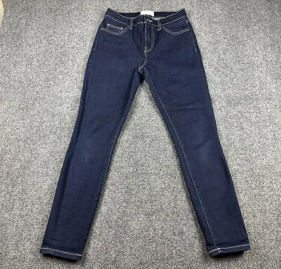 Current Elliott Zero-Clean Denim Jeans Women’s 26X26 Dark Blue Wash Tapered • $27.99
