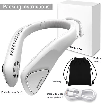 $60.99 • Buy Portable Air Conditioner Neck Fan Hands Free Cooling Bladeless Mini USB Fan AU