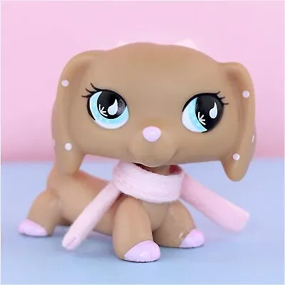 Littlest Pet Shop Lps Dachshund 909 Old Rare LPS Figure With LPS Accessories • $1.89