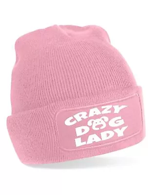 Crazy Dog Lady Beanie Hat Makes A Great Dog Lovers Gift For Ladies • £11.50