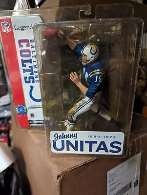 McFarlane JOHNNY UNITAS #19 Baltimore Colts NFL Legends Action Figure 2005 Issue • $29.99